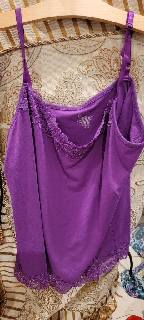 Purple Lace Camisole