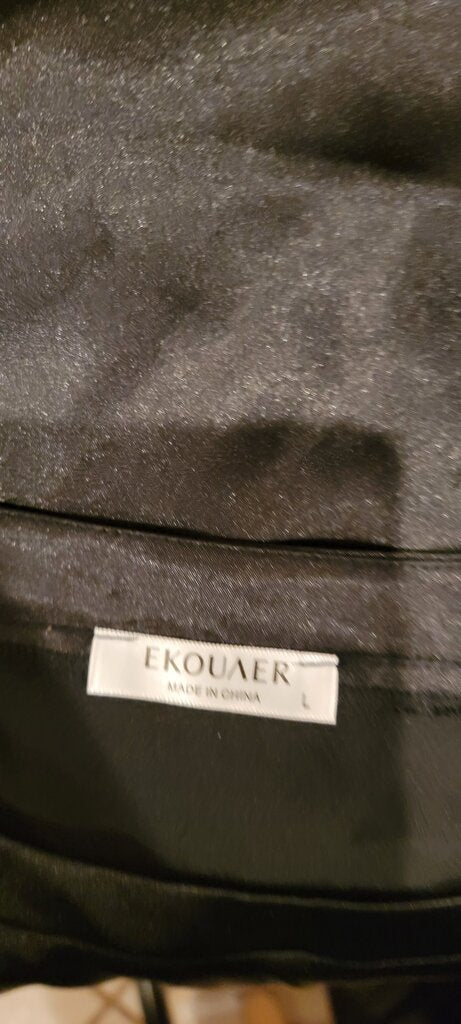 Ekouaer Women's Black Dress