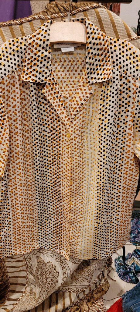 Donnkenny Classics Polka Dot Shirt