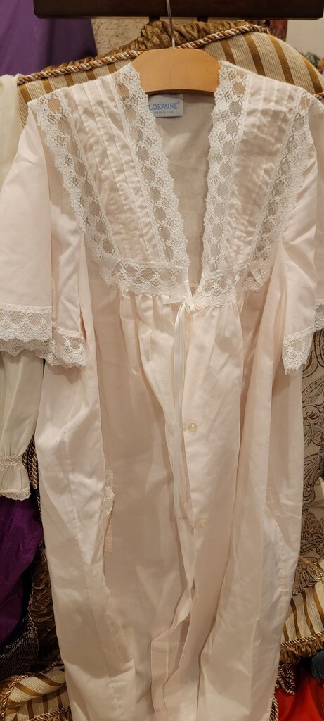 Lorraine Lace Trim Nightgown