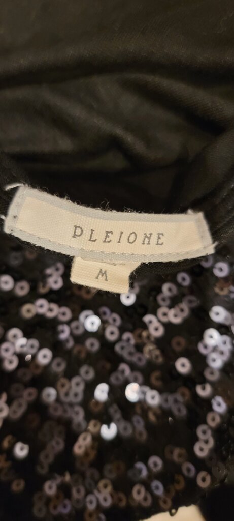 Pleione Black Sequin Tank Top