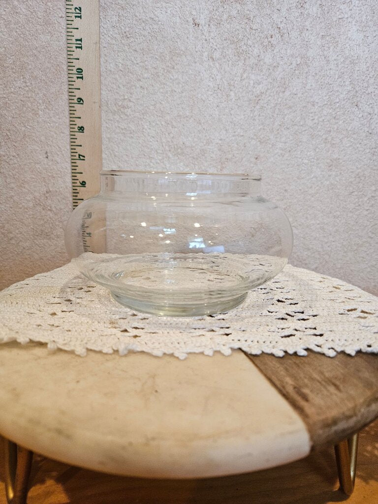 Clear Glass Decorative Bowl