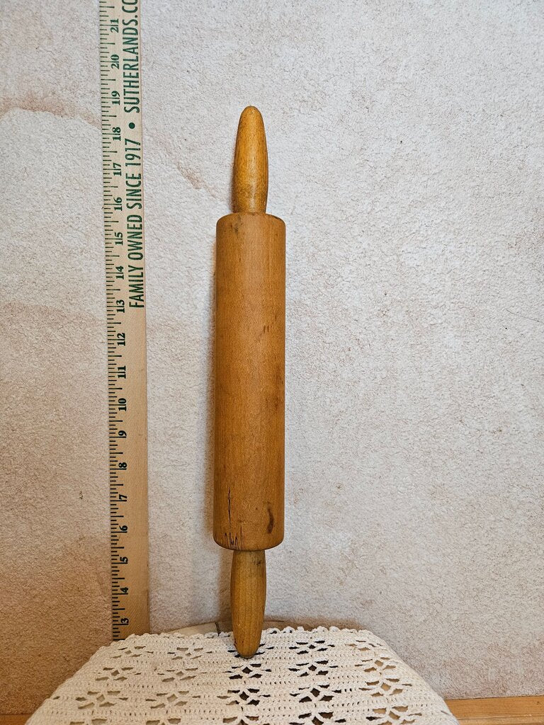 Vintage Heavy Wooden Rolling Pin pastry dough