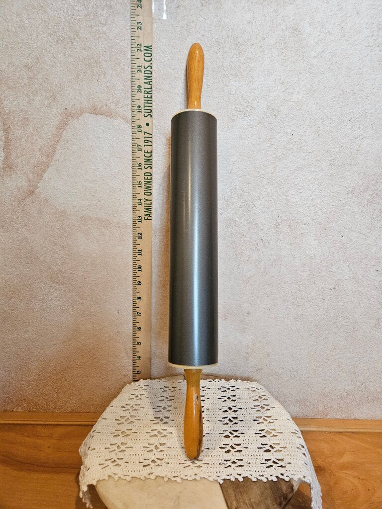 Non-Stick Rolling Pin with Wooden Handles