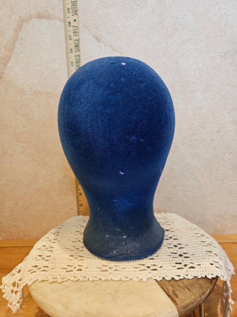 Blue Foam Head Mannequin