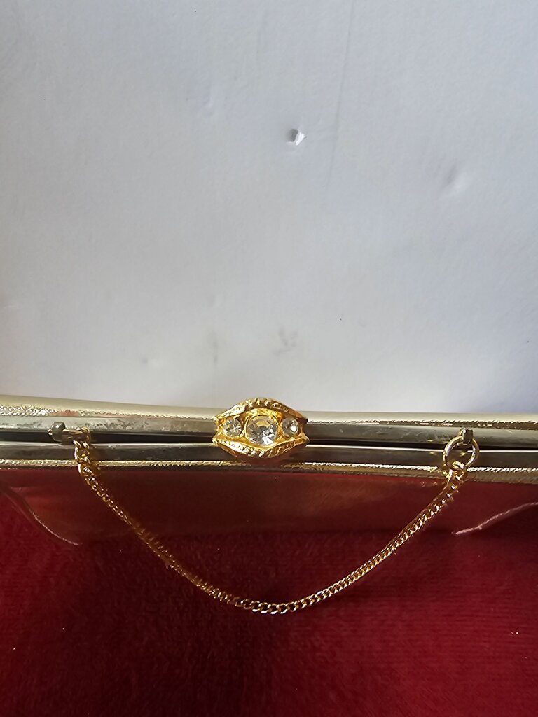 Vintage Gold Evening Clutch Purse