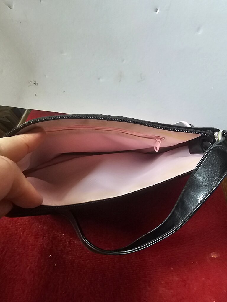 Black Cat Design Handbag