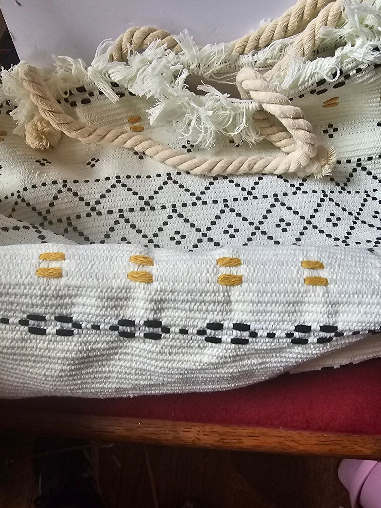 Handcrafted Woven Beach Tote Bag