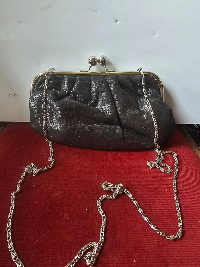 Expresso Black Evening Clutch