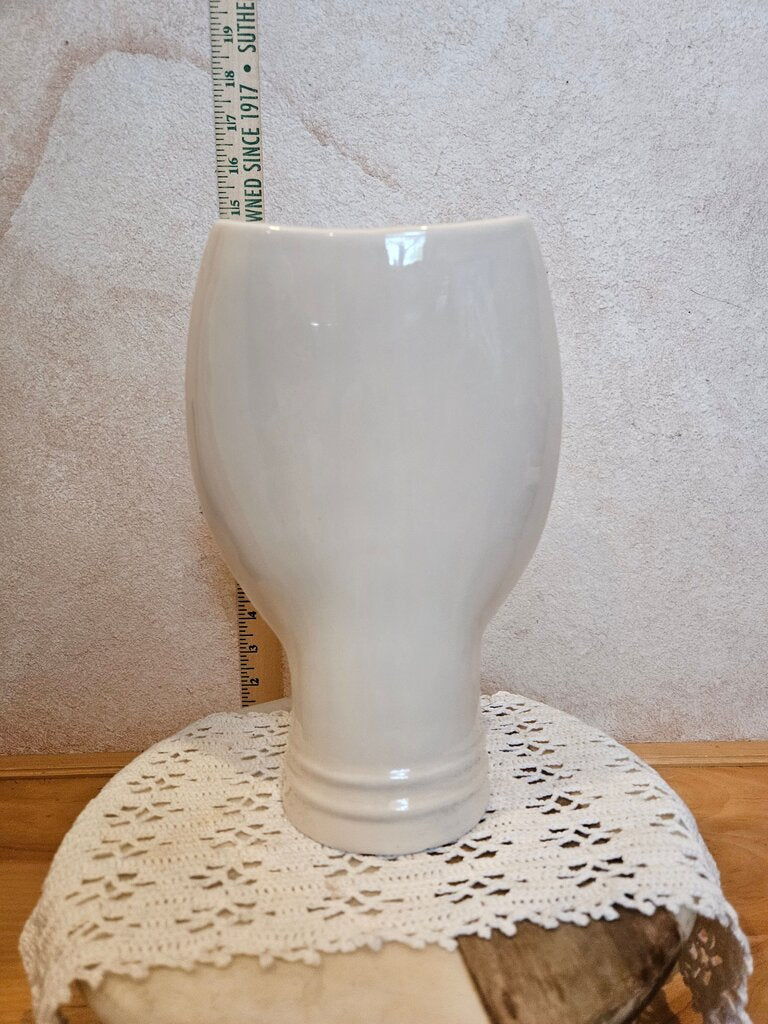 Modern Face Planter – Minimalist Head-Shaped Pot White Ceramic Face Vase