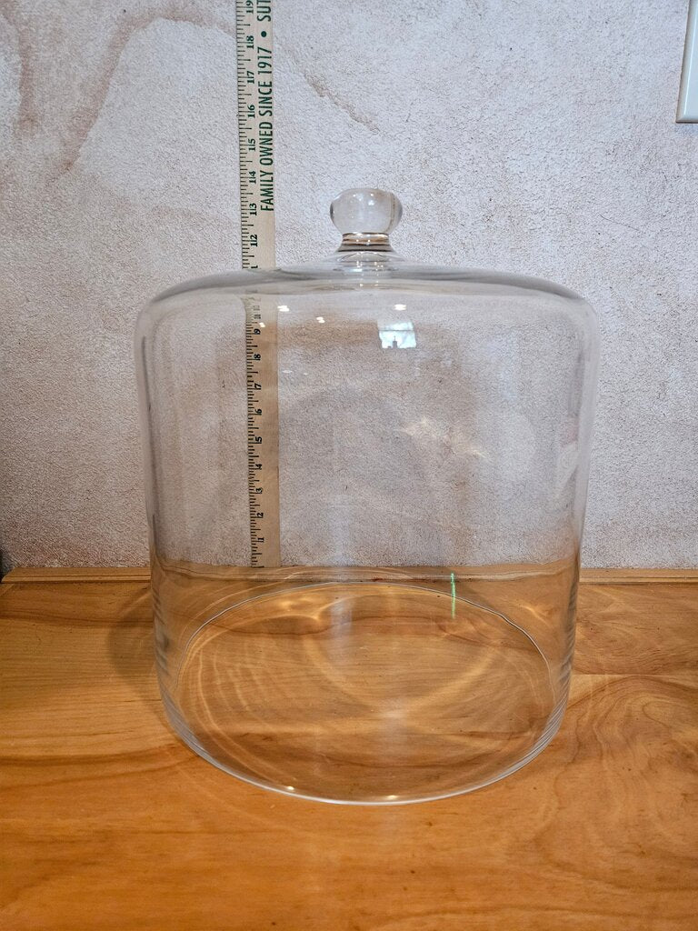3 tieer extra Large Estate Cake Cloche w Knob for tableware or home decor amazing