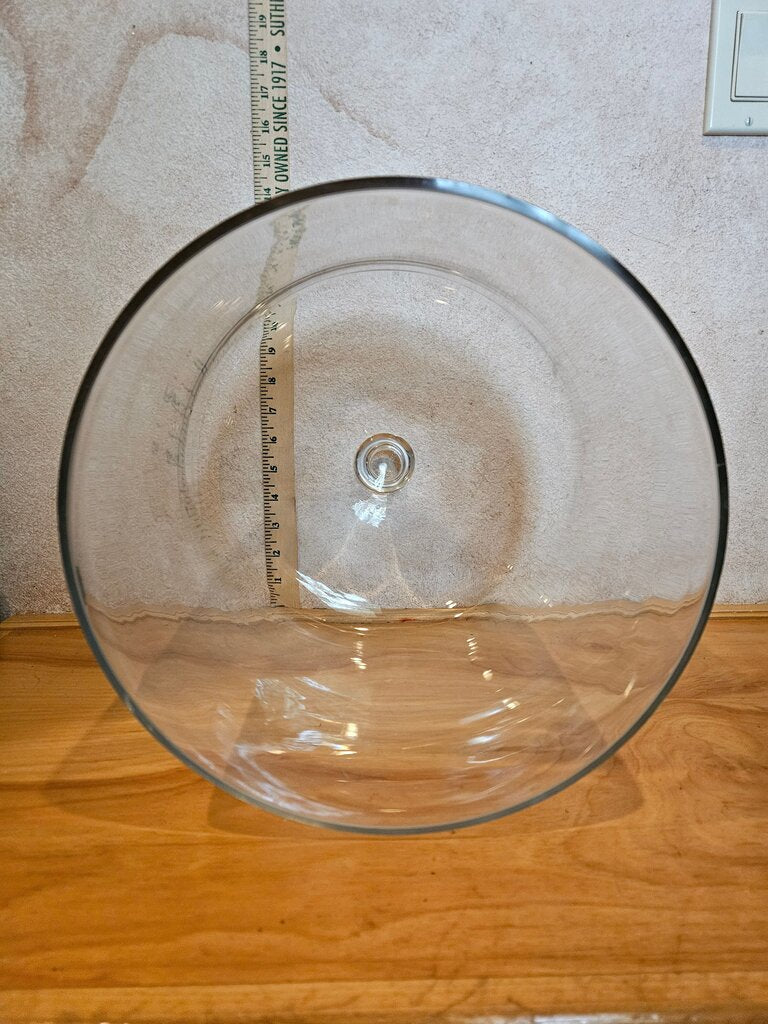 3 tieer extra Large Estate Cake Cloche w Knob for tableware or home decor amazing