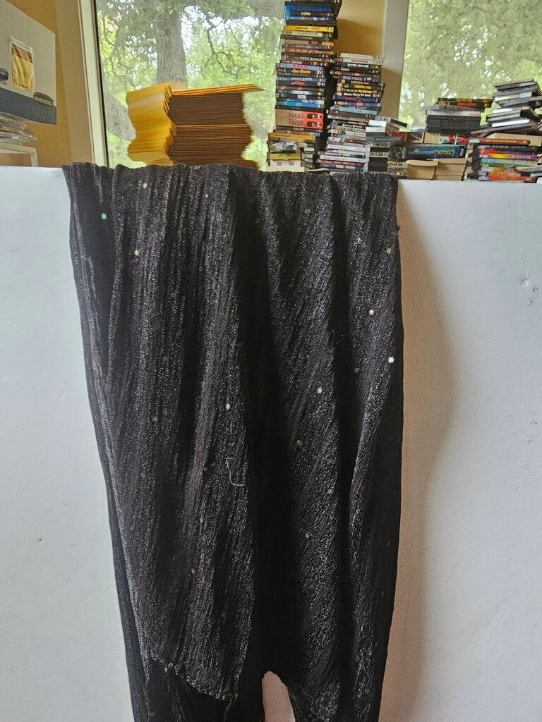 Black Sheer Layered Scarf