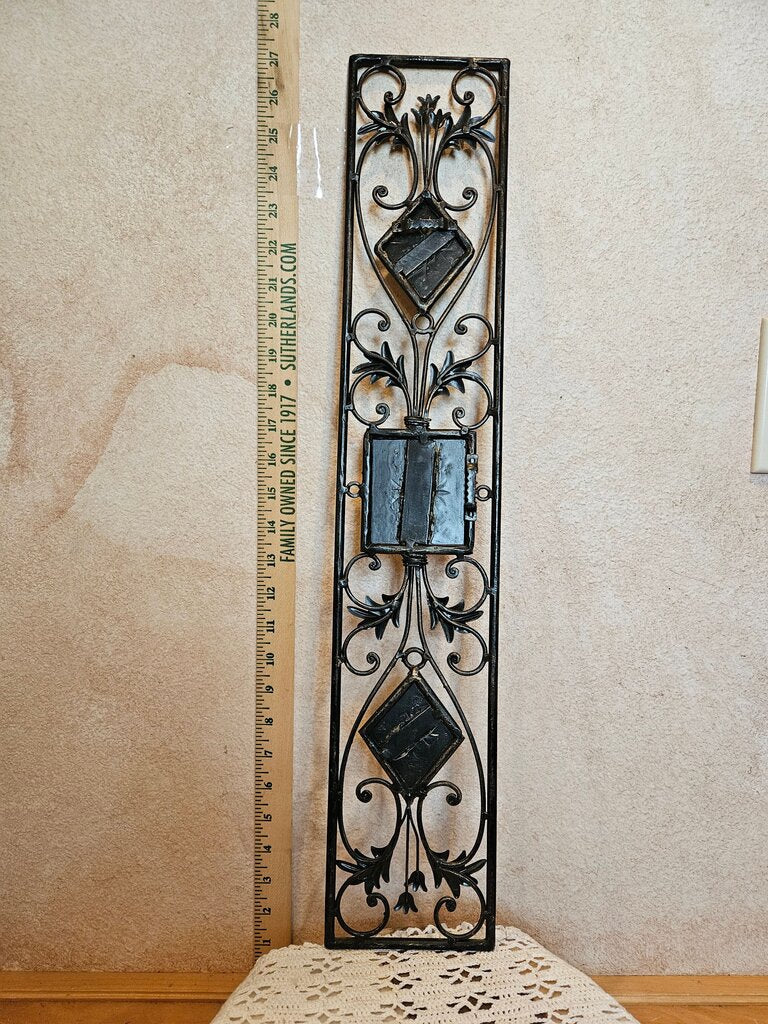 Classic Elegance Scroll Metal mirrored Wall ART Medallion Home Decor Indoor Outdoor Garden