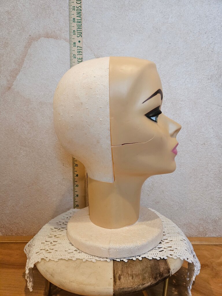 Vintage Hair Styling Mannequin Head 8
