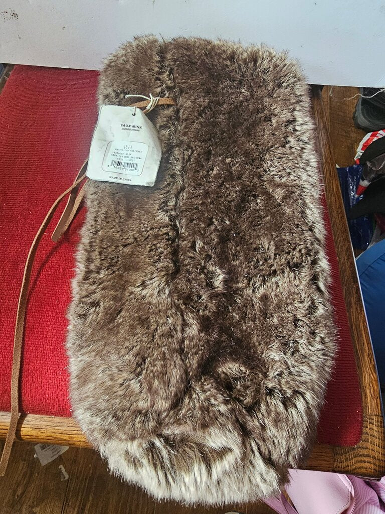 Faux Fur Wine Bag Mink
