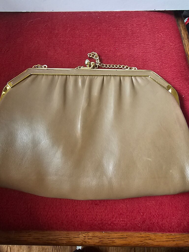 Vintage Gold Chain Clutch Purse
