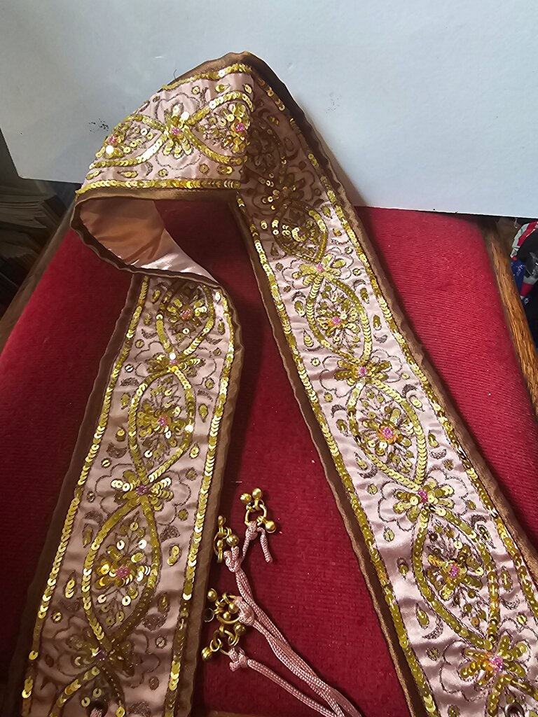 Pink Embellished Sash