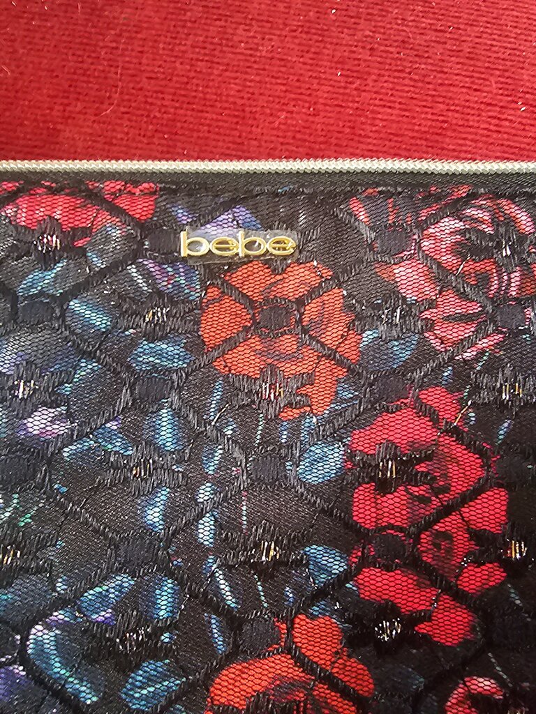 Bebe Floral Print Clutch