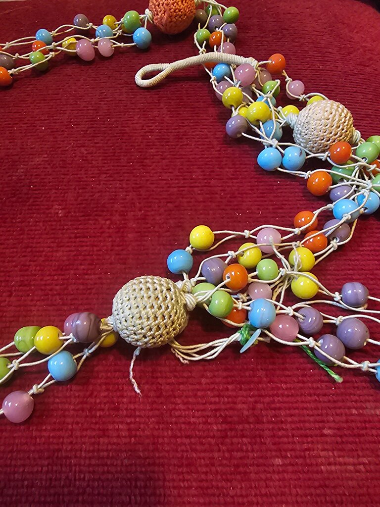 Colorful Beaded Belt