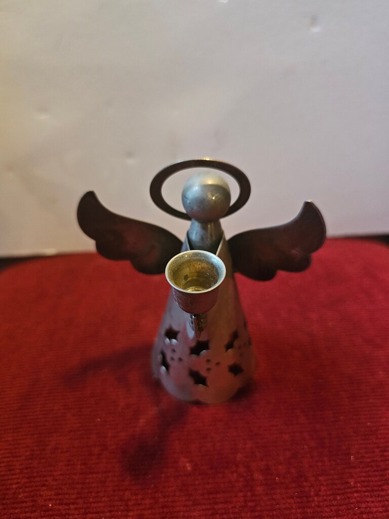 Metal Angel Candle Holder