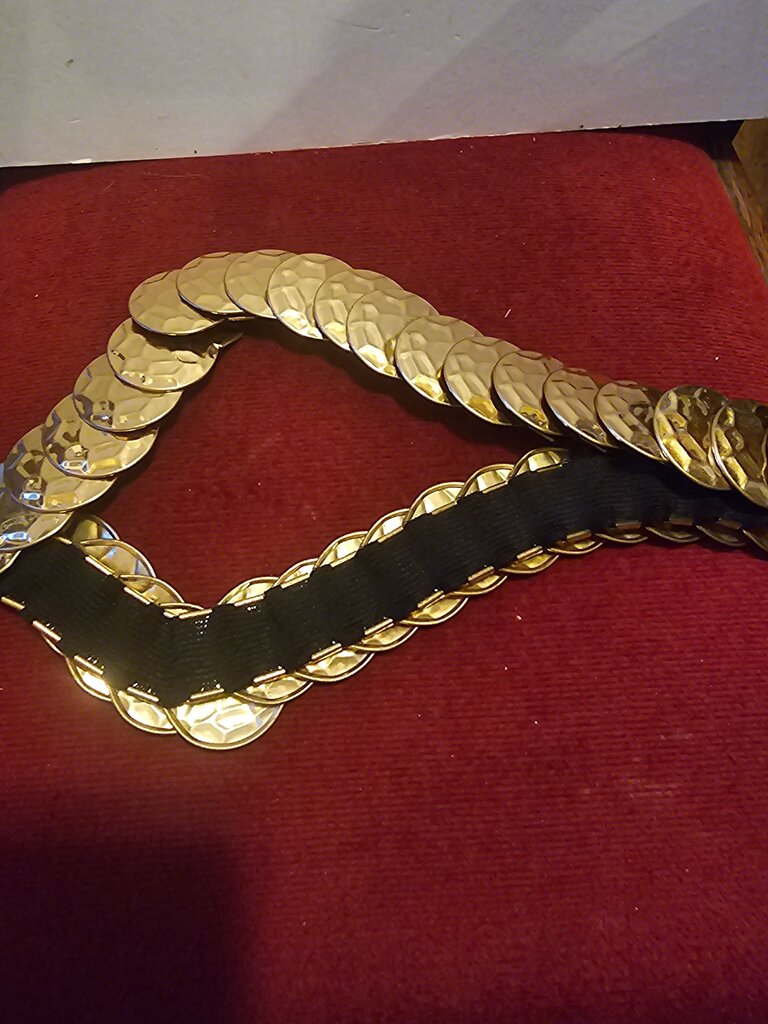 Gold Sequin Belt