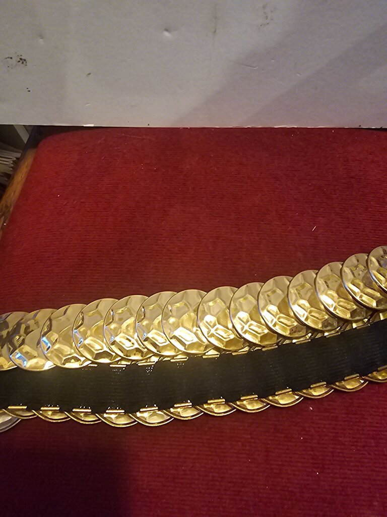 Gold Sequin Belt