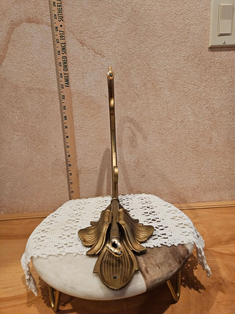 Vintage Art Nouveau wall mounted sconce . double hook hangers by loevsky Plant display, clothing rack, unique