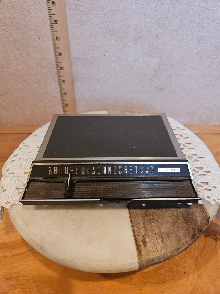 Vintage SheafferPark Sherman Desk Set w Directory Dial Phone Directory as is