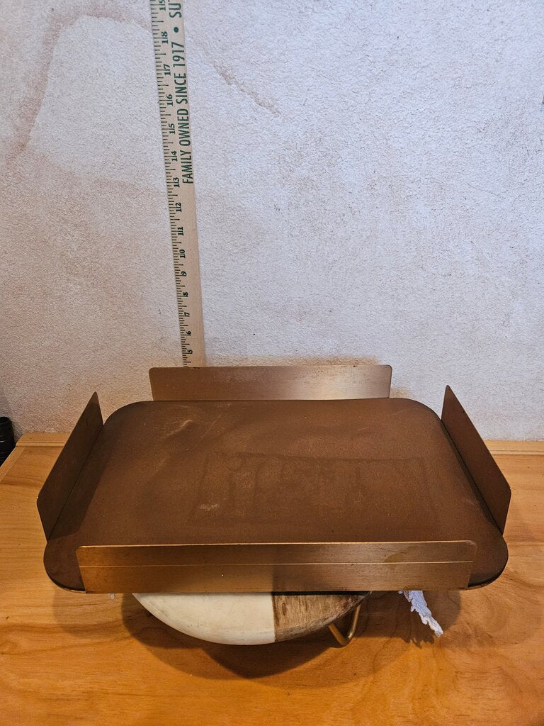 Mid-Century Modern Danish Wood Desk Tray Caddy for Paper Files Denmark MCM