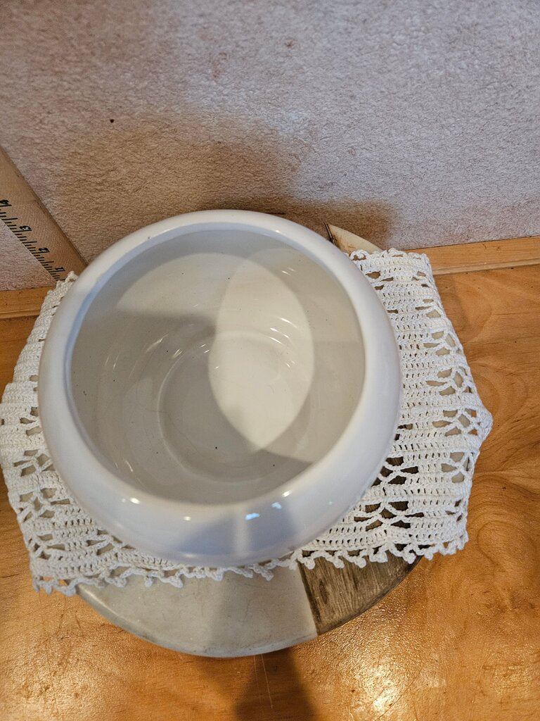 White Ceramic Decorative Bowl