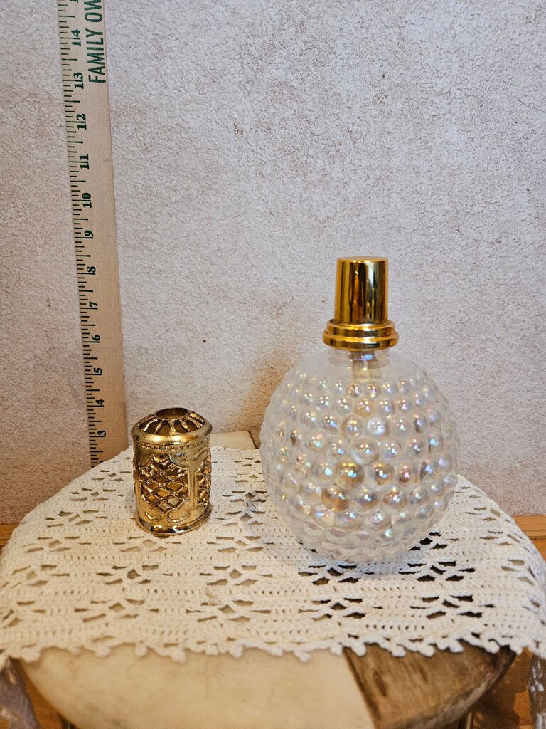 Perfume Lamp Catalytic Effusion Fragrance Oil Bottle Hobnail Vintage