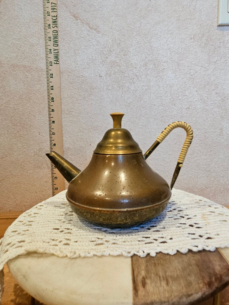 Vintage Brass Teapot