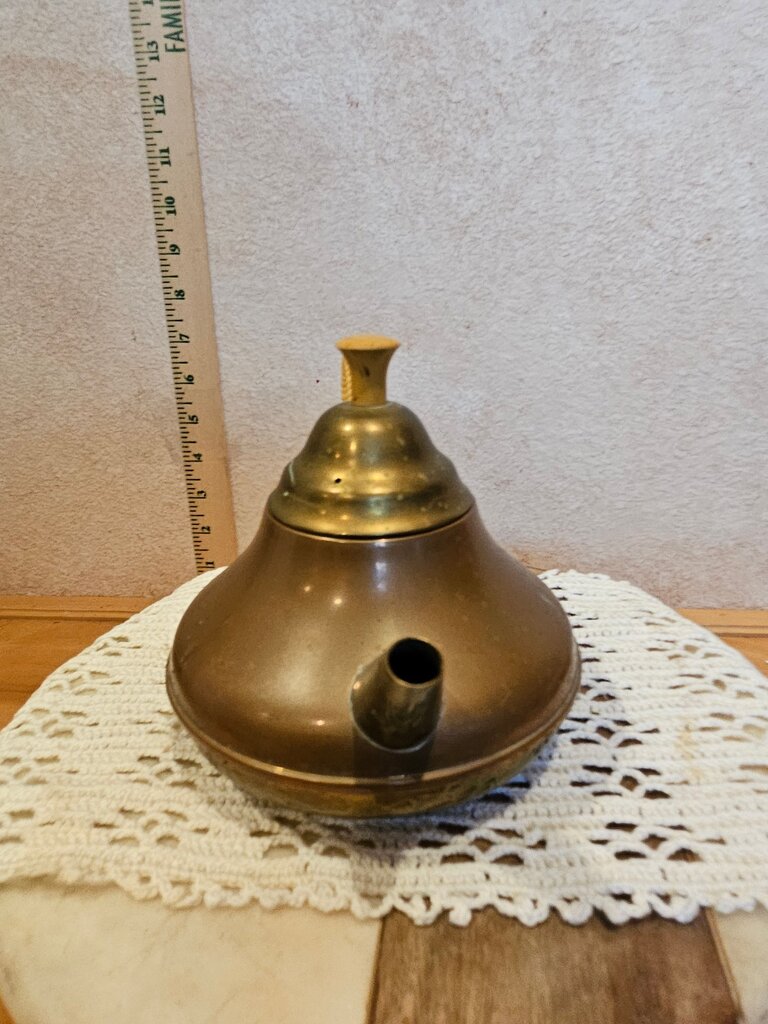 Vintage Brass Teapot