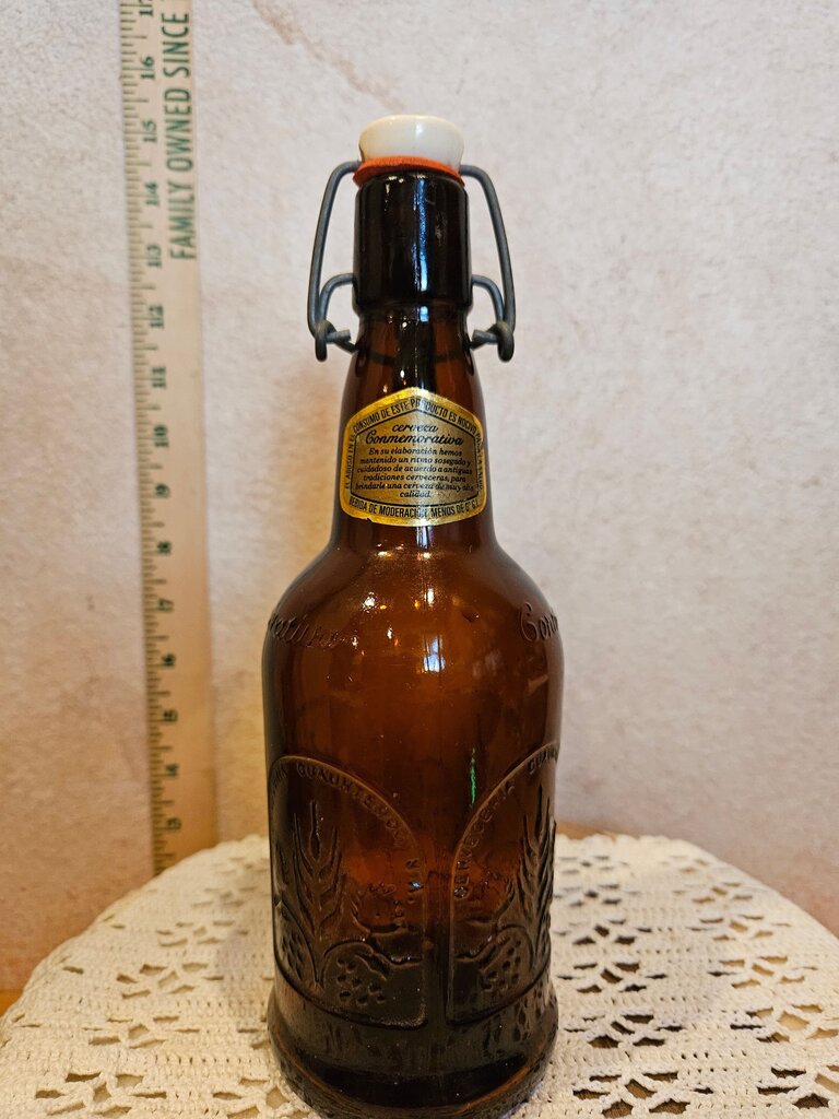 Vintage Collectible BEER Bottle NAVIDAD 1986 Empty Mexican Cerveza Collection bottle