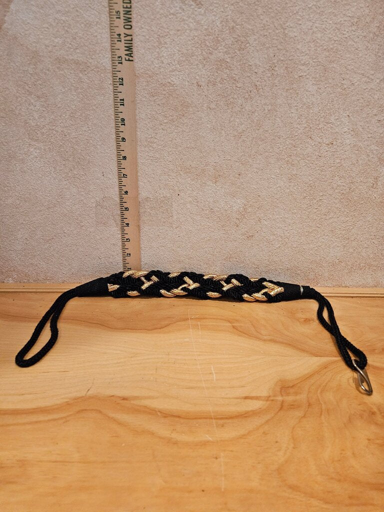 Black and Gold Braided Strap