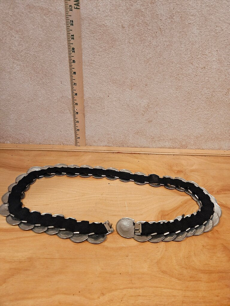 Vintage Silver Coin Belt
