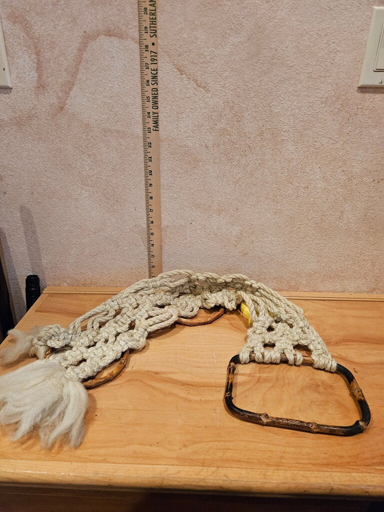 Vintage Rope and Wood Toy