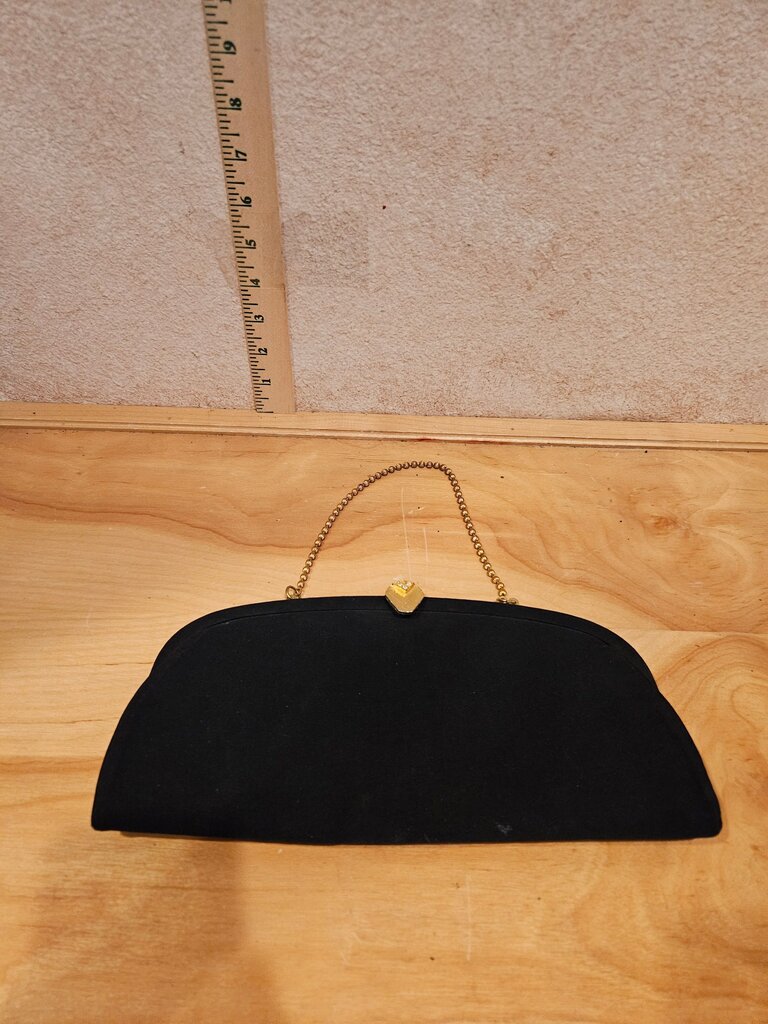 Vintage Black Clutch Purse
