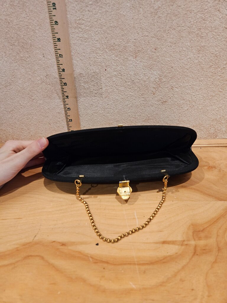 Vintage Black Clutch Purse