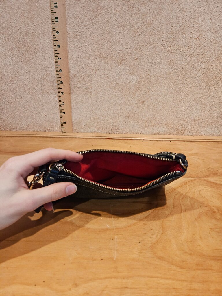 Dooney & Bourke Black Leather Wristlet