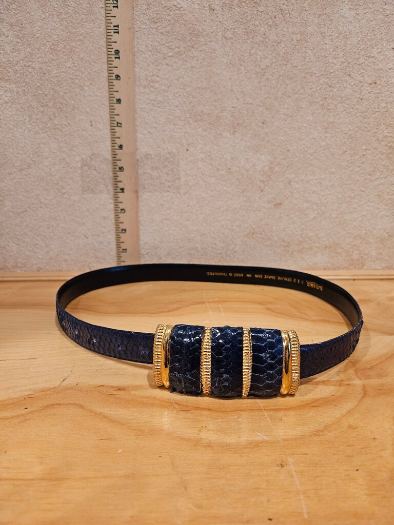 Milor Genuine Snake Skin Belt