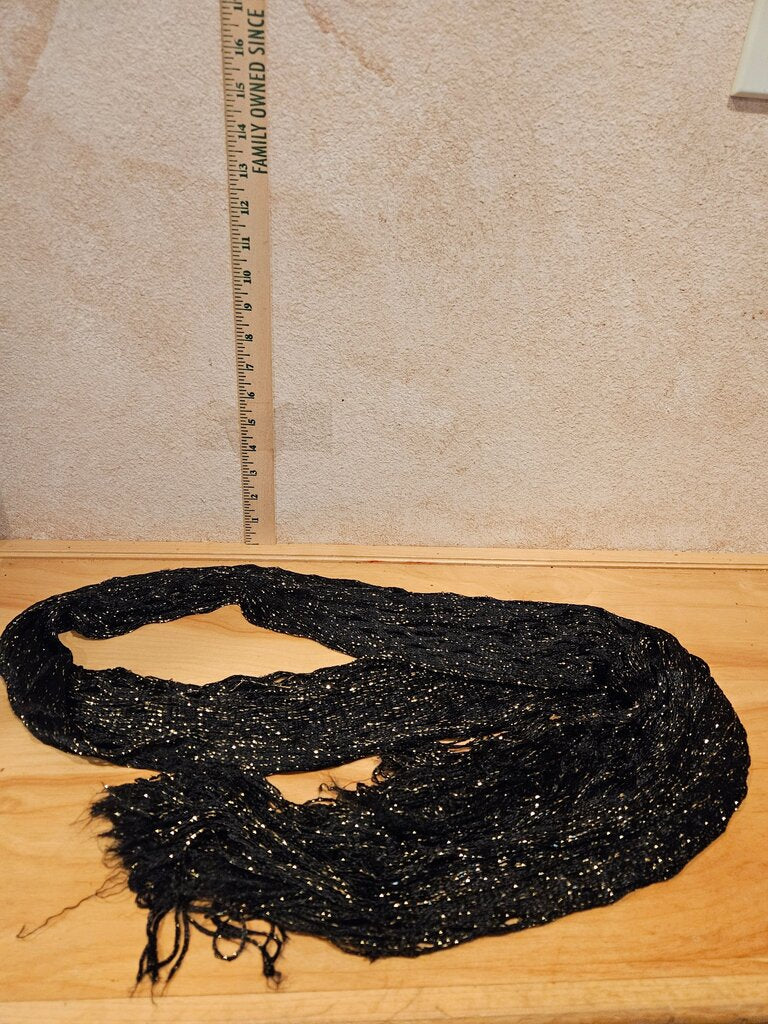 Black Sparkly Scarf