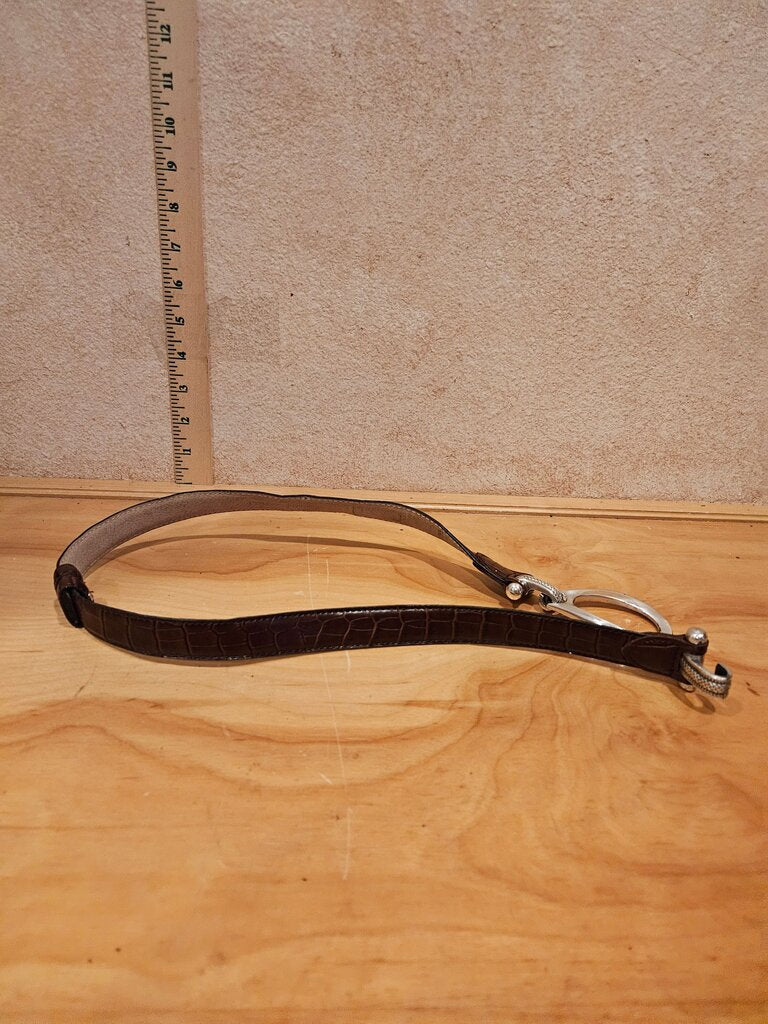 Brown Leather Dog Collar