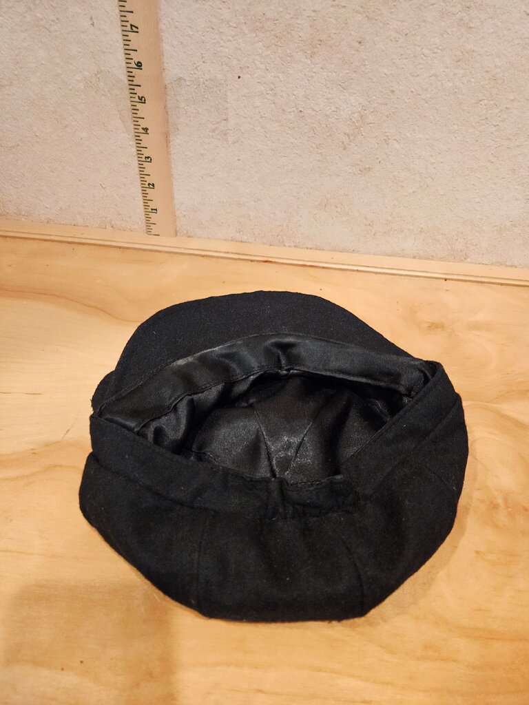 Women's Black Fashion Hat with Flower