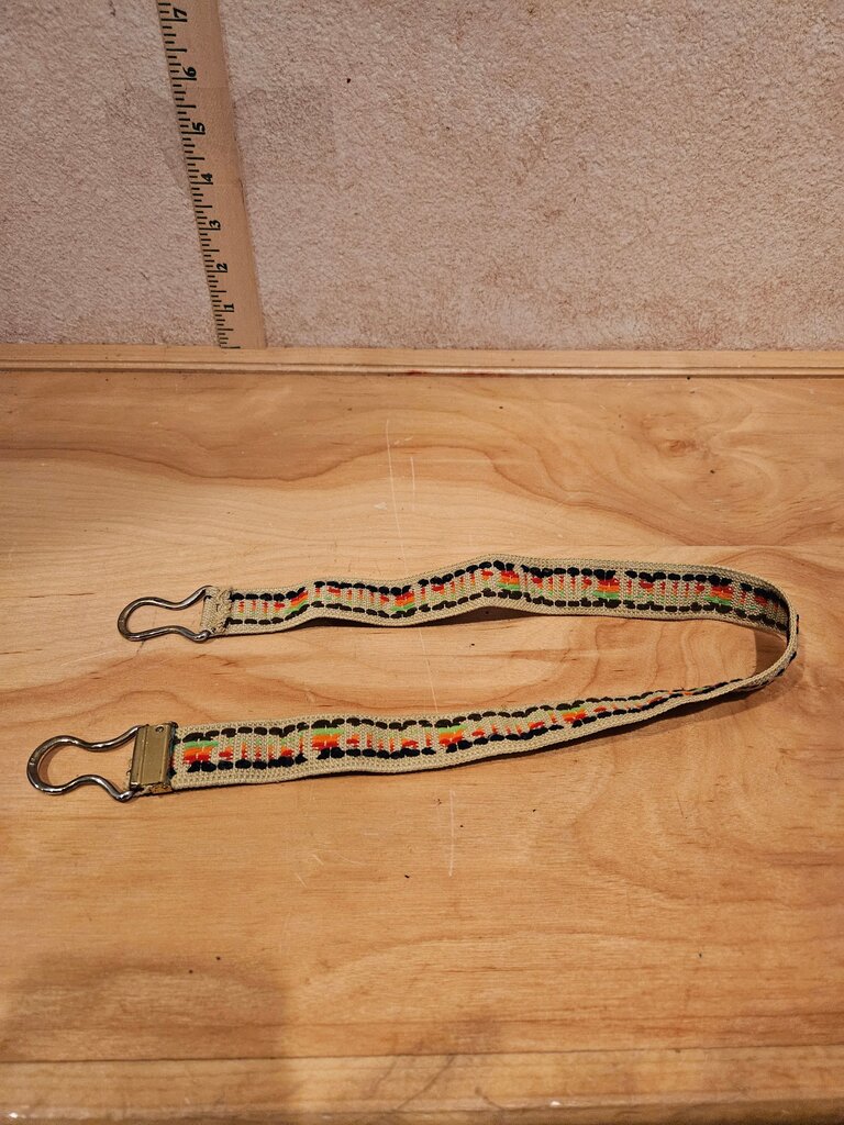 Jeans Strap with Colorful Pattern