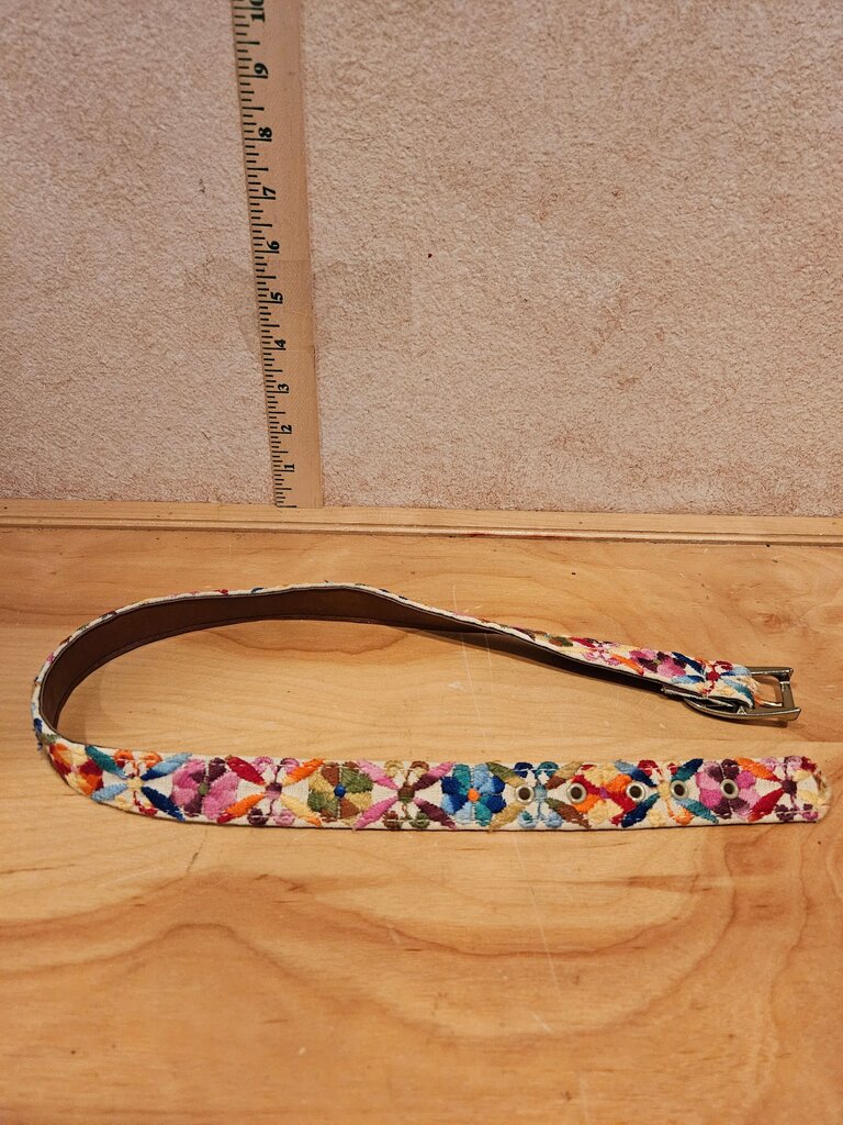 Colorful Embroidered Belt