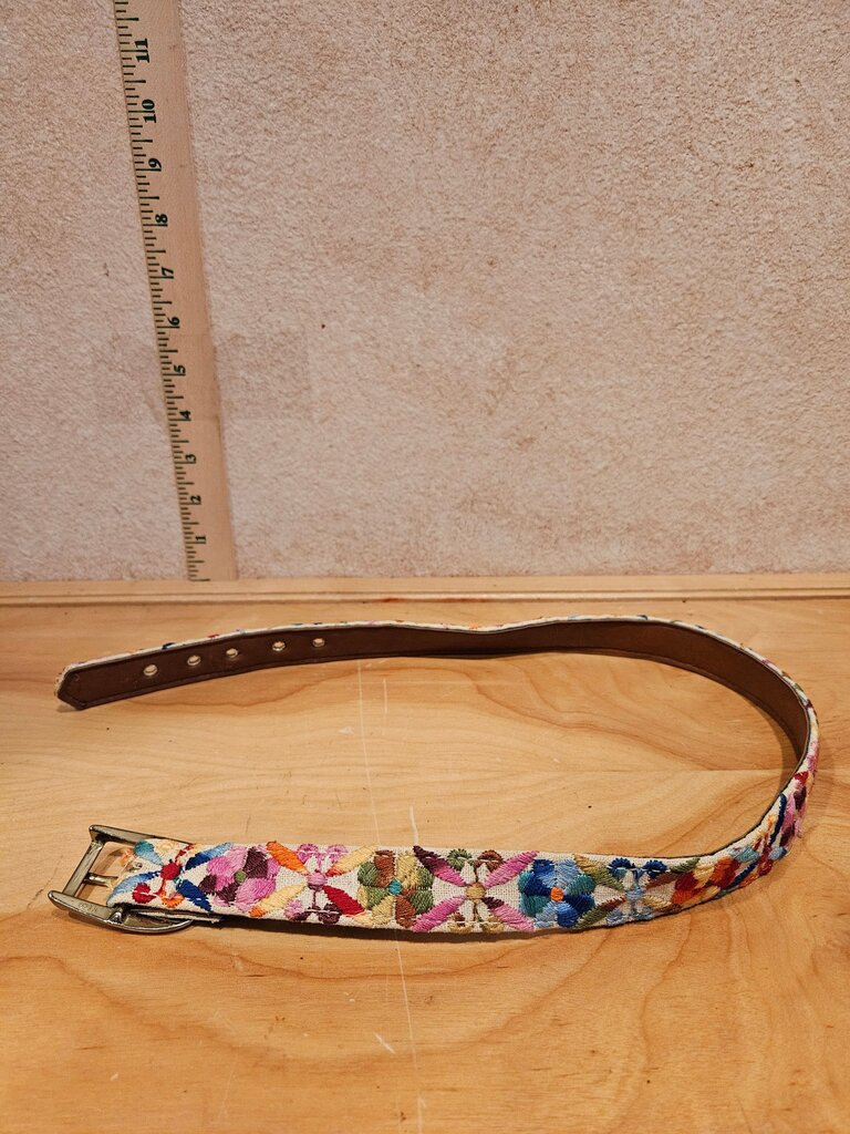 Colorful Embroidered Belt