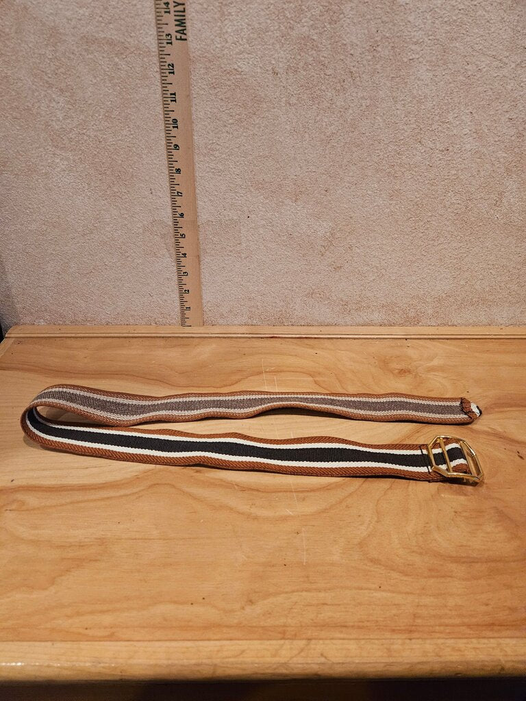 Men's Multi-Striped Casual Belt