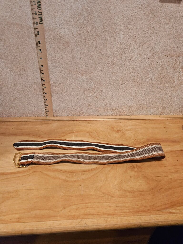 Men's Multi-Striped Casual Belt